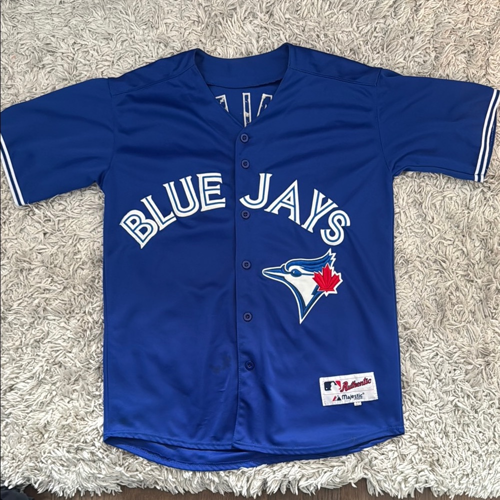 Majestic Blue Jays Josh Donaldson 20 Baseball Jersey